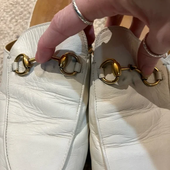 SOLD!!!Gucci Princeton Leather Flat Loafers w/ Goldtone Horsebit Buckle. - Picture 10 of 13